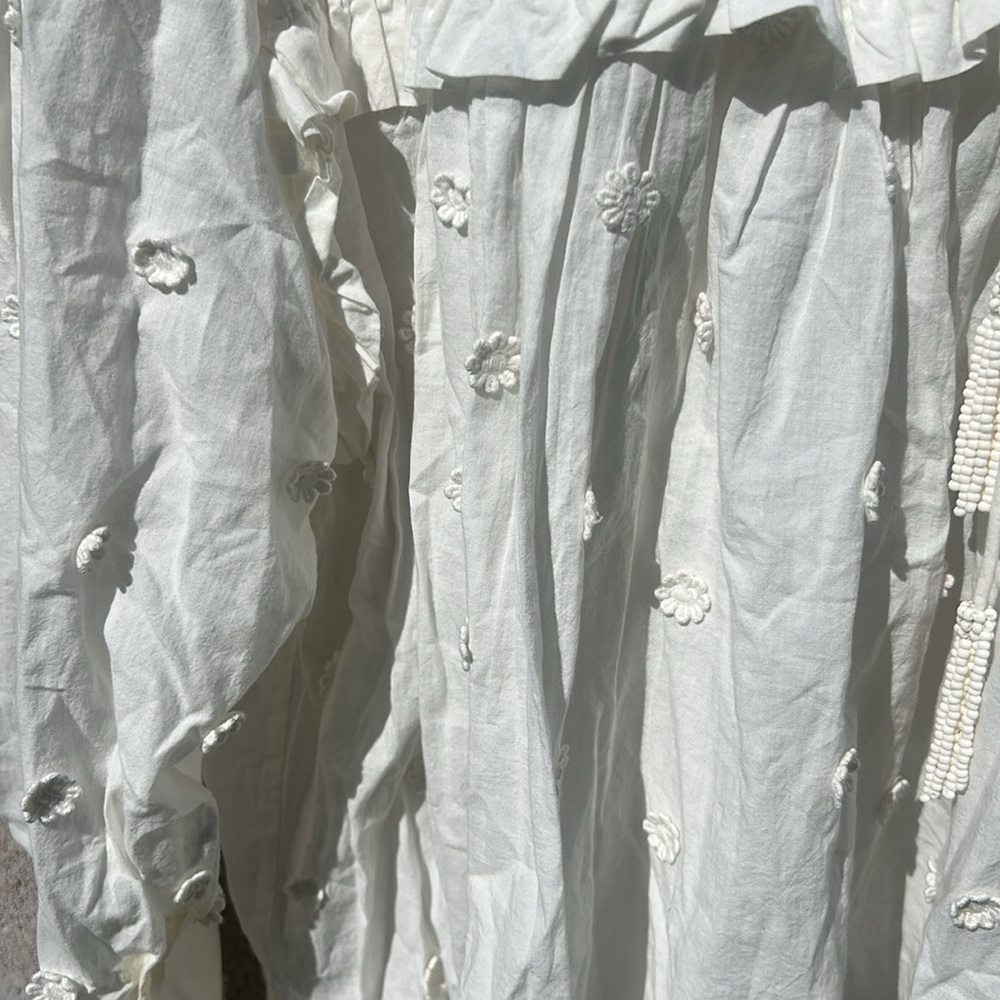 FARM Rio White Embroidered Blouse - Picture 5 of 6